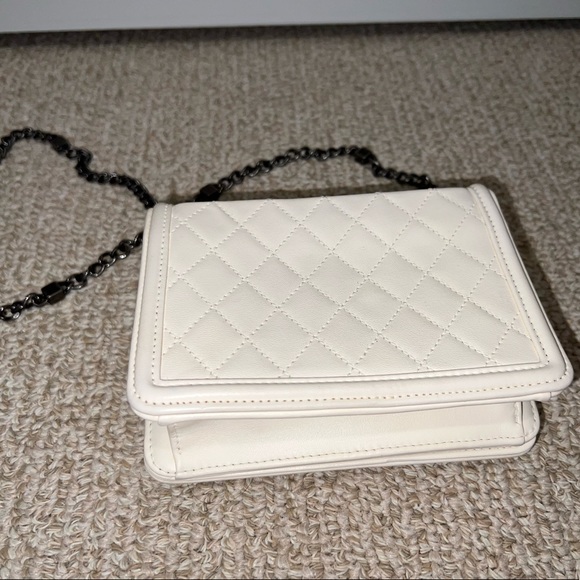 Chanel Authentic Lambskin Brick Lego White Flap Shoulder Crossbody Bag - Picture 10 of 14